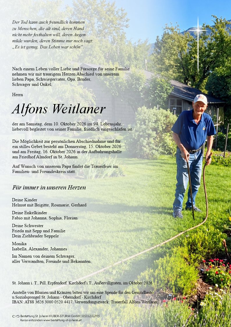 Alfons Weitlaner